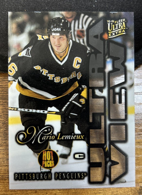Mario Lemieux 1995 Fleer Ultra Extra Ultra View Hot Packs SP #6 Penguins NHL HOF