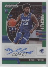2020-21 Panini Prizm Draft Picks Prospect Green Myles Powell #PA-MY Auto 11th