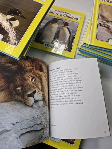 30 Vintage Getting To Know Nature's Children Books Various Animals Grolier Ltd - Picture 22 of 24