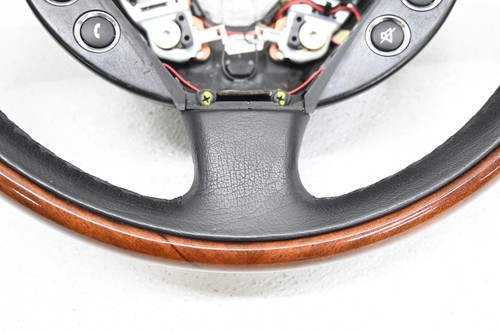 ⭐ 03-12 Maserati Quattroporte Wood Trim Leather Steering Wheel Button Switch Oem - Foto 7 di 17