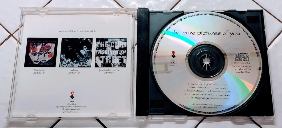 The Cure фотографии вас компакт-диск Elektra 9 66639-2 макси-сингл - Изображение 4 из 4