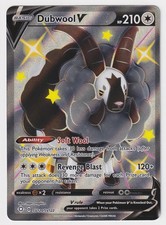 Dubwool V SV120/SV122 Shining Fates Shiny Vault Holo Ultra Rare Pokemon TCG NM