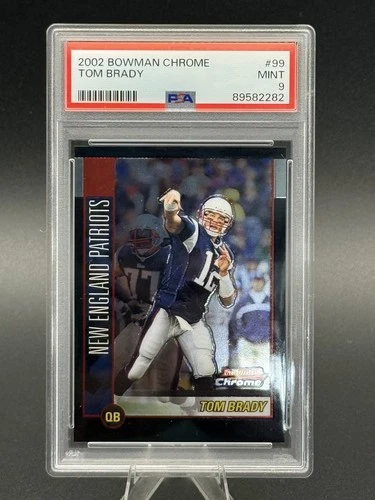 2002 Bowman Chrome - Tom Brady #99