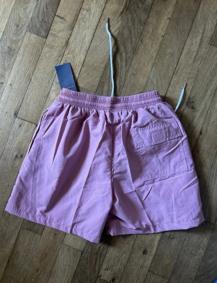 Polo by Ralph Lauren Short de bain homme M rose uni avec doublure - Photo 2/4
