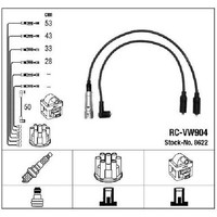 ZüNdleitungssatz FüR VW Vento 1H 1.8 91 Bis 98 NGK AGG ACC