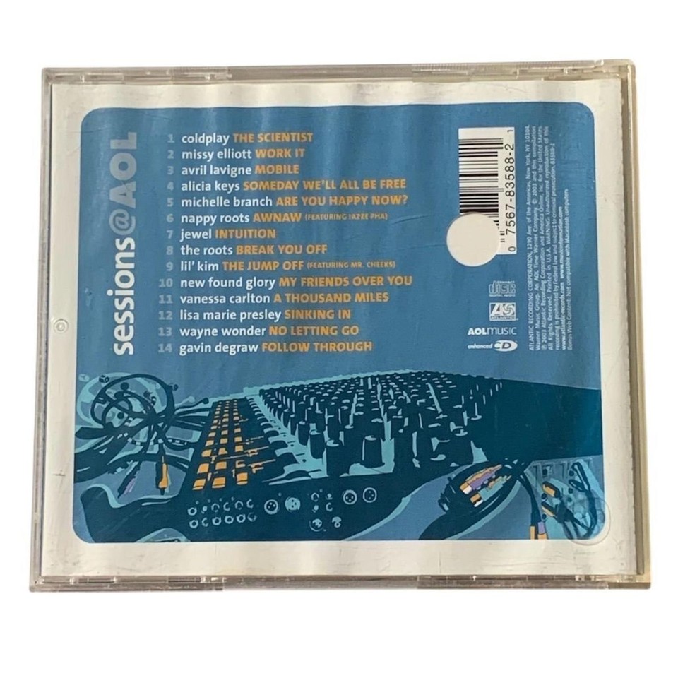 Sessions@AOL Compilation CD 2003 Coldplay Avril Lavigne Alicia Keys | eBay