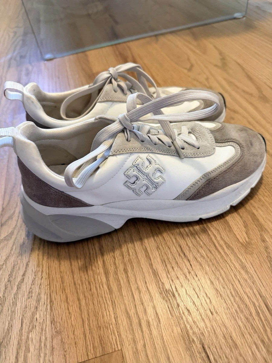 Tory Burch Women’s Slip-On Casual Sneakers in Light Beige/Gray Tory Burch Gray Athletic Shoes for Women for sale | eBay main image 2