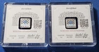 A Lot Of Two Geiger Edelmetalle 1g .999 Silver Square Bars In Assay!