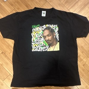 Y2K Cross Colours Black Snoop Graphic T-Shirt XL Rap & Hip Hop Music
