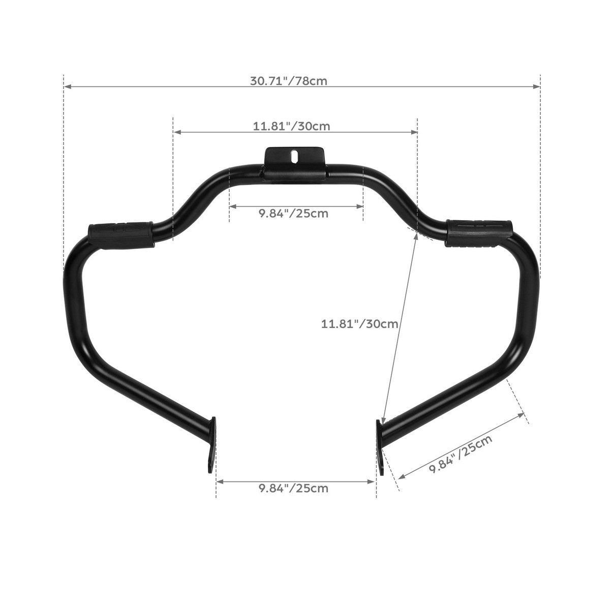 Mustache Engine Guard Bar For Harley Heritage Softail Classic