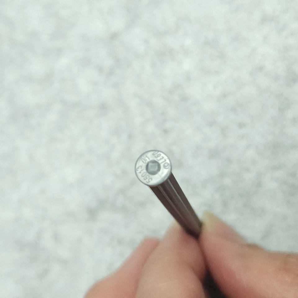 LEGO Technic Axle 8L with Stop 55013 Dark Bluish Gray Lot of 4 Genuine Used - Image 4 of 4