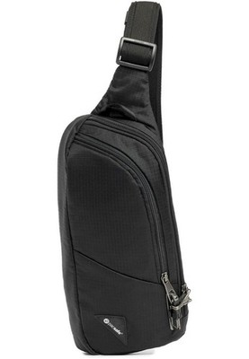 Pacsafe - Umhängetasche - Vibe 150 sling pack Jet Black - 60161130