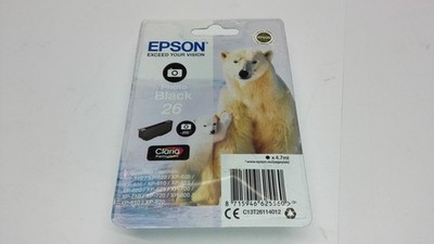 Epson 26 Tintenpatrone C13T26114012 Foto Schwarz für Expression Premium XP-510