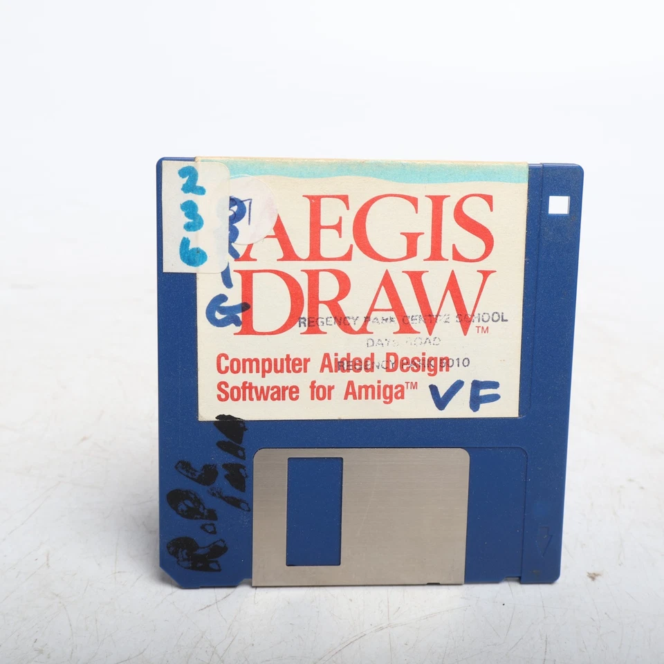 Vintage Aegis Draw Amiga CAD Box Manual Docs Box 1986 PaperDisk NO MANUALS - Image 2 of 4