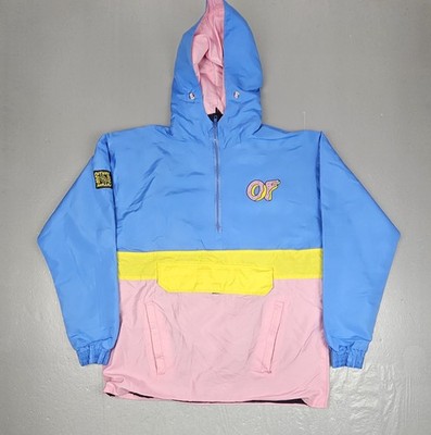 Odd Future Jacket Mens Large Windbreaker Anorak Colorblock  Tyler The Creator