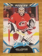 2022-23 Upper Deck MVP RC Jack LaFontaine Carolina Hurricanes 