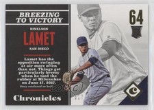 2017 Panini Chronicles Rookies Gold 317/399 Dinelson Lamet #130 0qr0