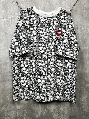 Vintage 2000s Y2K Ecko Untld. Skull AOP FV Style Tshirt (L)