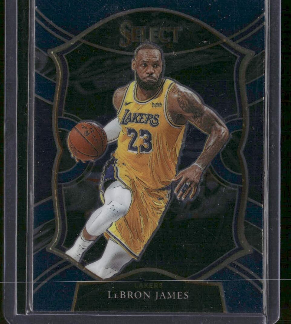 2020-21 Panini Select #23 LeBron James Blue