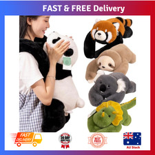 weighted-long-arm-stuffed-animal-fluffy-toy-bear-raccoon-pillow-holiday-gifts
