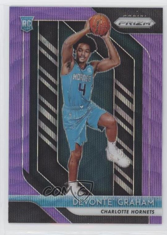 2018-19 Panini Prizm Purple Wave Prizm Devonte' Graham #288 00em