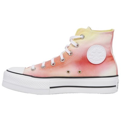 Converse Women Chuck Taylor All Star Lift Sneaker Poppy Glow/White/Yellow Size 5