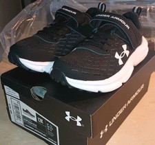 Boy's UNDER ARMOUR Pre School Assert 10 Alternate Closure, Black/White, SZ 12K