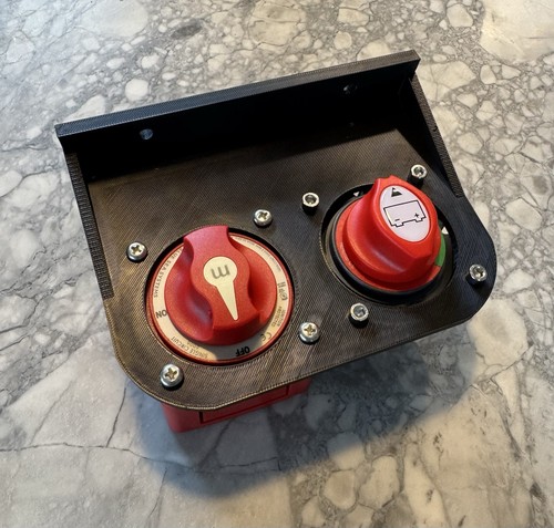 Bass Boat Dual Battery Disconnect Switch Mount Bracket by Bass Donkey ...