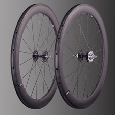 700C Flip Flop Ingranaggio Fisso Singola Velocità Bici Ruote Strada Bici Carbonio Wheelset