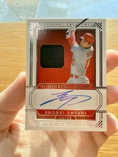 2019 National Treasures SHOHEI OHTANI /15 On-card Auto + Patch TMS-SO