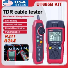 UNI-T UT685B Kit TDR Cable Tester Wire Tracker Network RJ11 RJ45 POE Detector