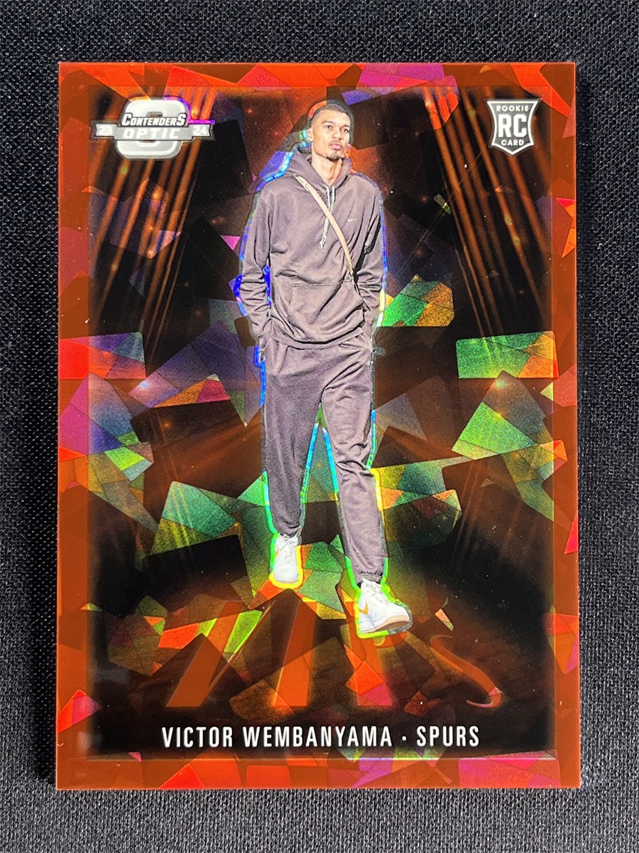 2023-24 Panini Contenders Optic Victor Wembanyama #4 Red Ice Rookie RC VIPS /175