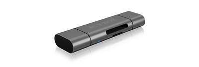 ICY BOX IB-CR200-C USB Type-C, Kartenleser anthrazit