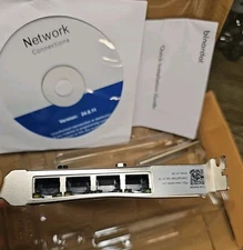 Binardat 4 Port Gigabit Network Card BENT PORT IN PHOTO