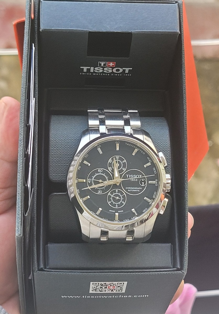 TISSOT WATCH COUTURIER CHRONOGRAPH T035627A AUTOMATIC MENS 45mm