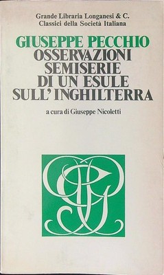 HALBSERIE BEOBACHTUNGEN EINES EXILANTEN ÜBER ENGLAND PECCHIO GIUSEPPE LONGANESI