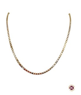 Halskette Venezia Kette in 333/ Gelbgold 8 Karat Goldkette Schmuck Chain 55 Cm