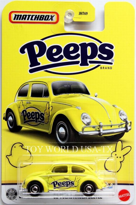2026 Matchbox Easter Candy Series Peeps '62 Volkswagen Beetle