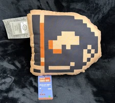 SUPER MARIO BROS 8" Bullet Bill Pillow Plush NINTENDO CultureFly NWT Retro Style