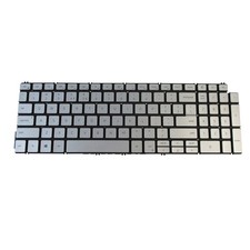 Silver Non-Backlit Keyboard for Dell Inspiron 5584 5590 5591 5593 5594 5598