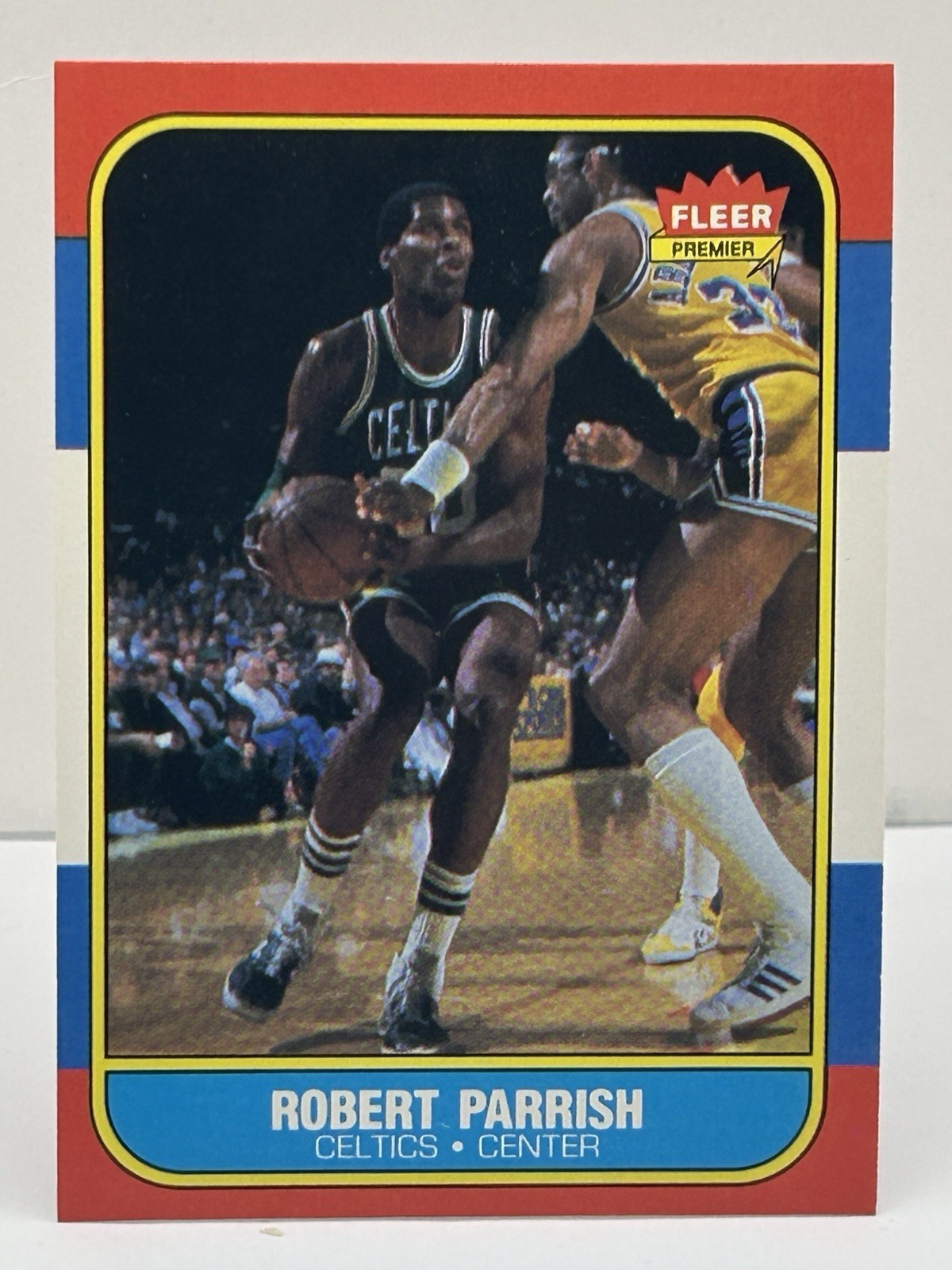 1986-87 Fleer - Robert Parish #84, Boston Celtics, Basketball, Hall Of Fame. ￼