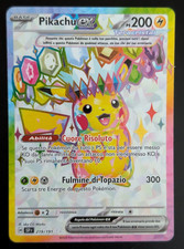 Carta Pokemon PIKACHU EX 219/191  Scintille Folgoranti SSP Full Art Rara ITA NM