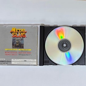 METAL SLUG Sega Saturn SS T-3114G SNK 1997 w/ Box RAM Cartridge Tested Used
