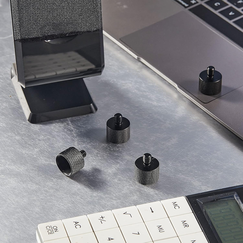 Adaptador de soporte de micrófono Frienda 4 piezas 5/8 hembra a 1/4 macho para trípode de montaje de cámara - Imagen 6 de 12