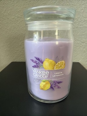 Yankee Candle Lemon Lavender Large 20oz 2-Wick Jar Candle New