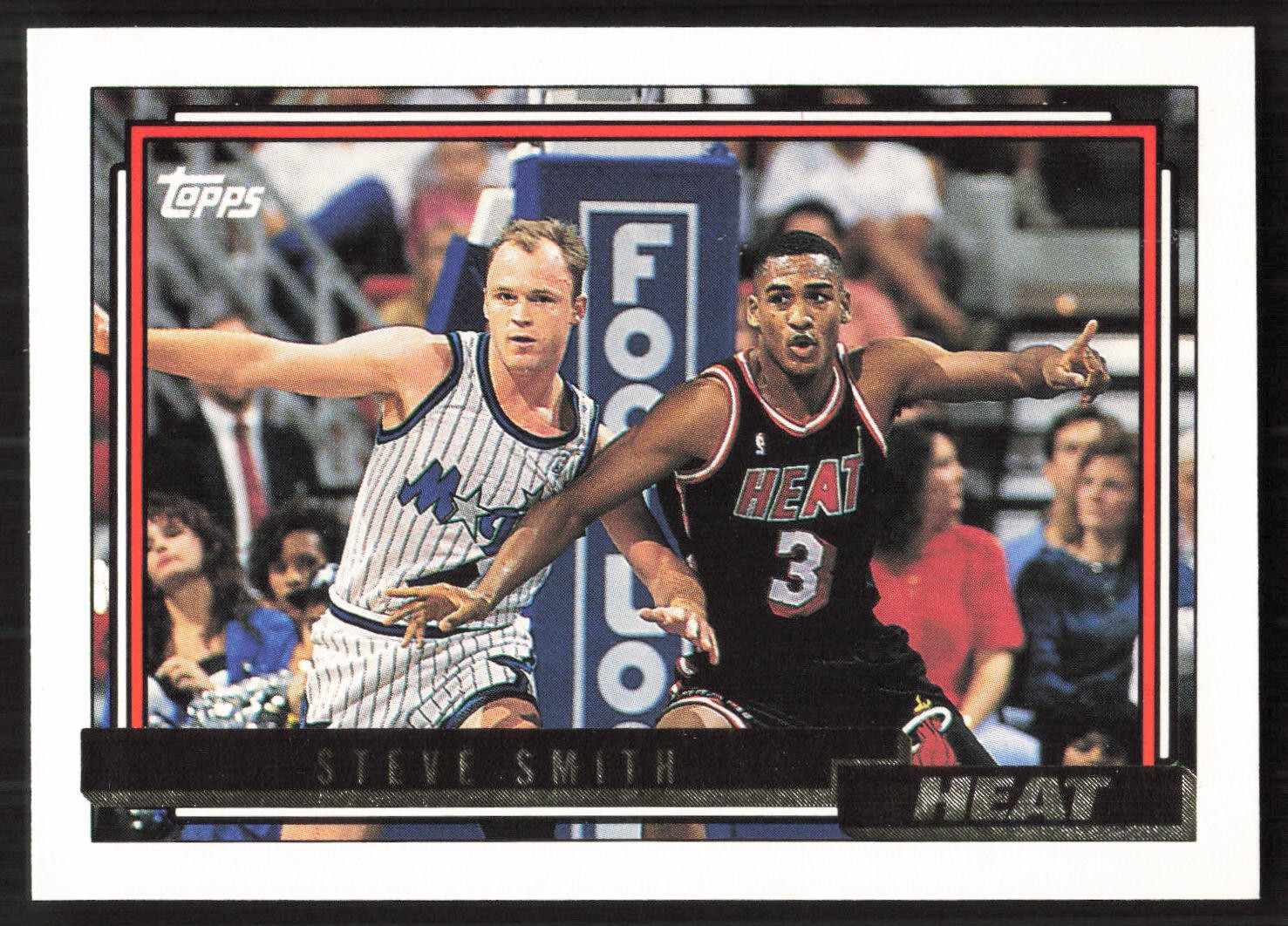 Steve Smith, 1992-93 Topps Gold, #147, Miami Heat,
