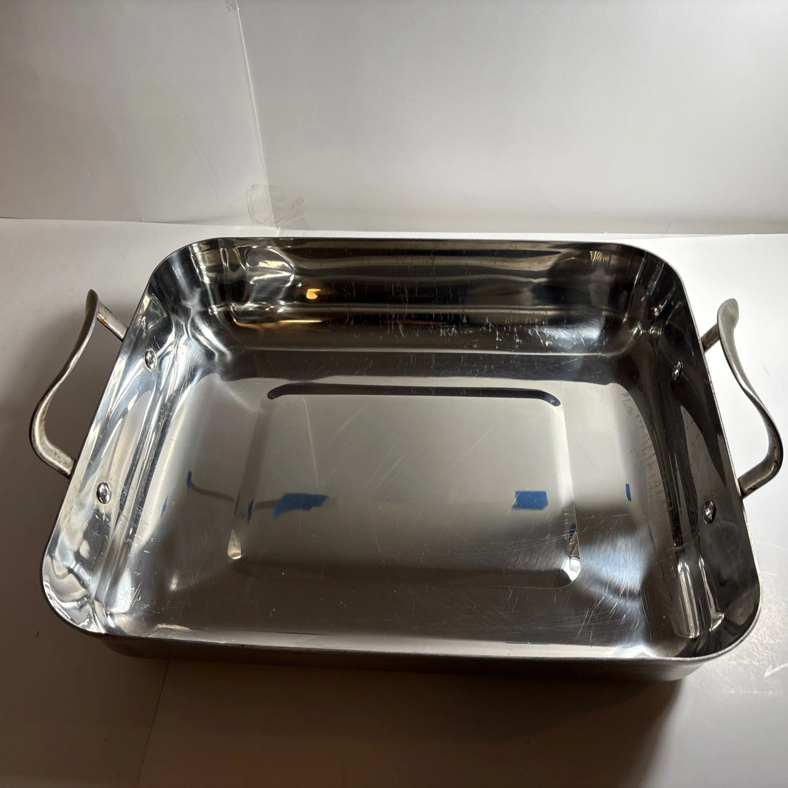 Calaphon Roasting Pan & Rack, Contemporary stainless steel.