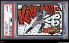 2022 Absolute Kaboom Horizontal #3 Joe Burrow SP BENGALS PSA 10 GEM