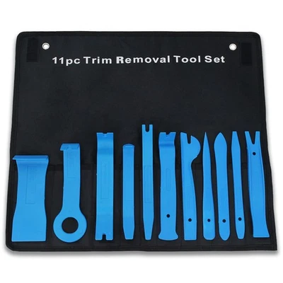 GEPCO ADVANCED TECHNOLOGY Innenraum-Verkleidungs-Werkzeug 11-tlg Clip-Löser-Demontage-Satz Montage-Hebel