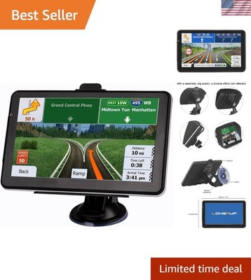 GPS Navigation for Car, Latest 2026 Map 7 inch Touch Screen Car GPS, Voice Tu...